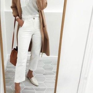 White professional pants